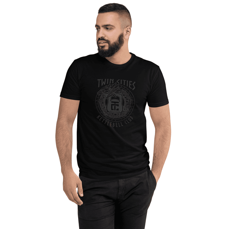 100% Cotton Club T-shirt All Black