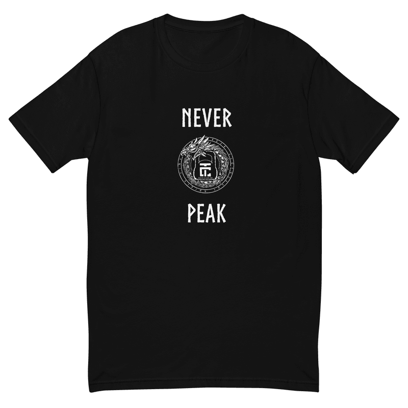 Never Peak | 100% Cotton T-shirt